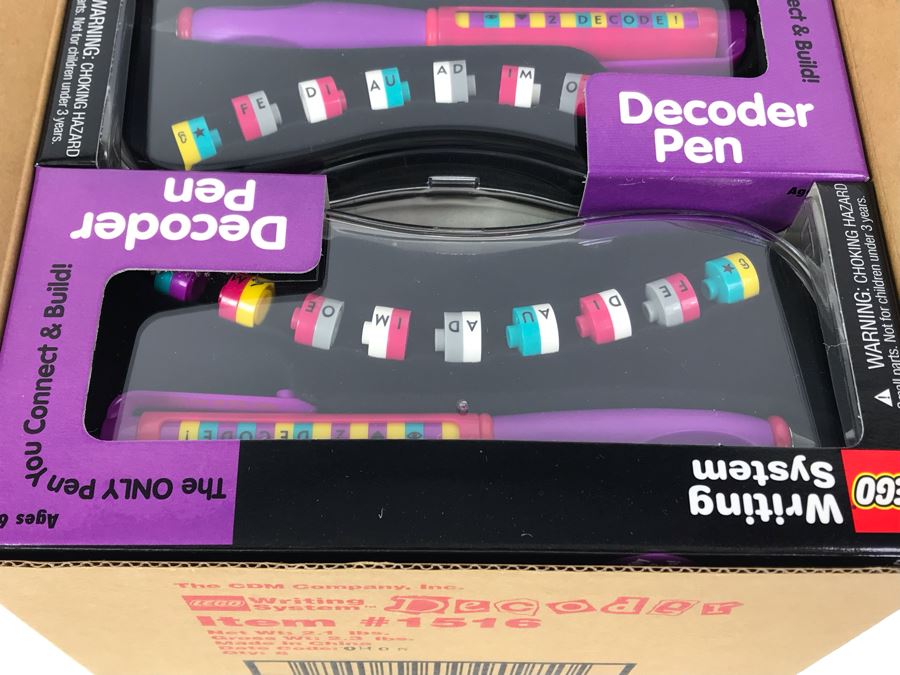 New LEGO Decoder Pens Writing System Pens By The CDM Company - 6 Pens [Photo 4]