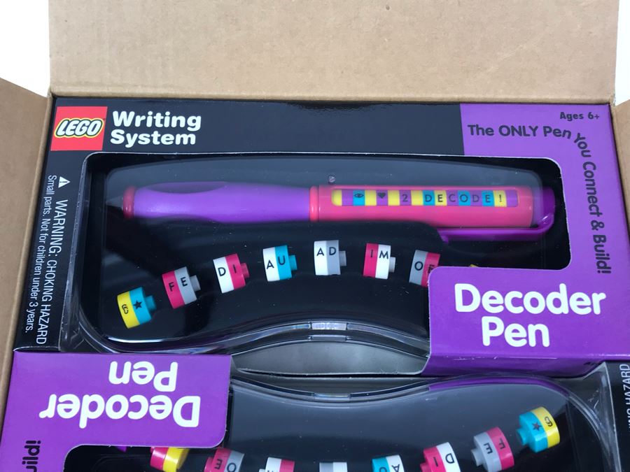 New LEGO Decoder Pens Writing System Pens By The CDM Company - 6 Pens [Photo 2]