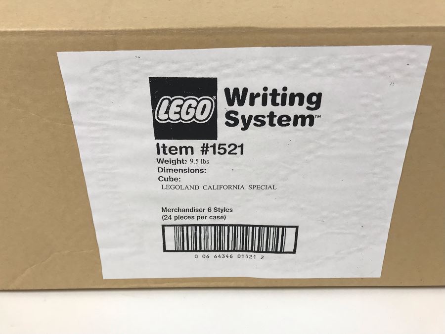 New 1999 LEGO Legoland California Special Pens: Classic Pens, Race Pens, Decoder Pens, Sport Pens, Hieroglyph Pens, Adventure Pens Writing System Pens By The CDM Company - 24 Pens [Photo 13]