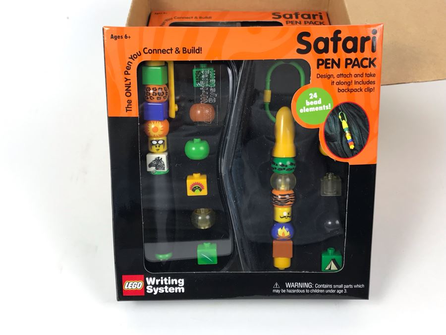 New 2001 LEGO Safari Pen Pack Writing System Pens By The CDM Company - 3 Pens [Photo 6]