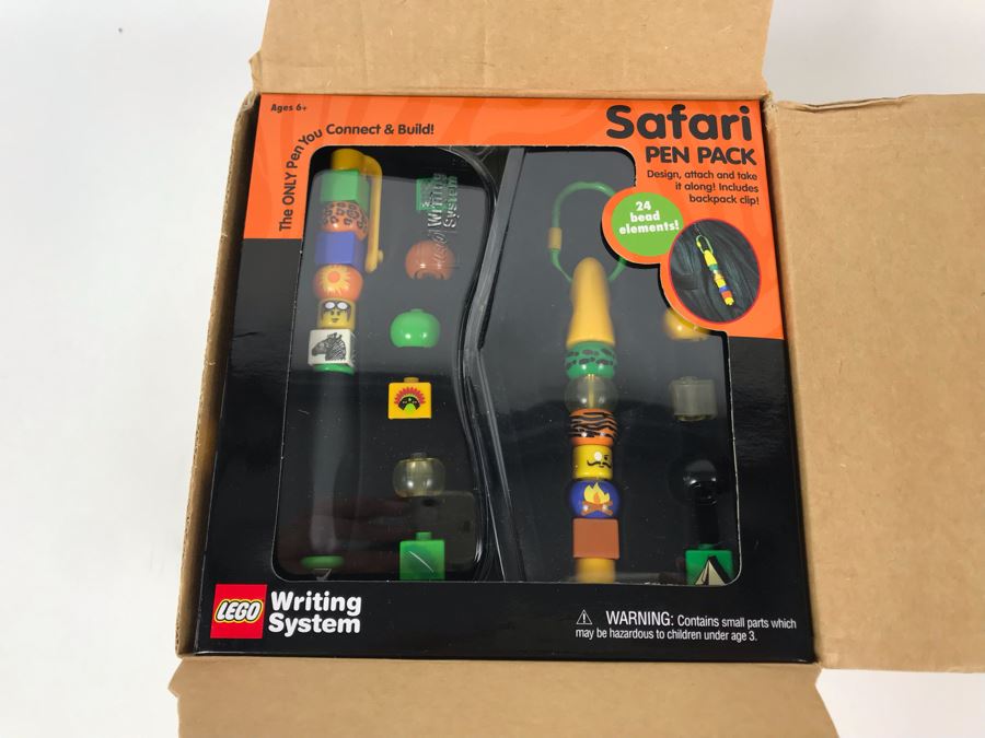 New 2001 LEGO Safari Pen Pack Writing System Pens By The CDM Company - 3 Pens [Photo 2]