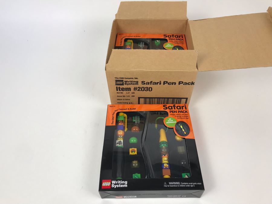 New 2001 LEGO Safari Pen Pack Writing System Pens By The CDM Company - 3 Pens [Photo 9]