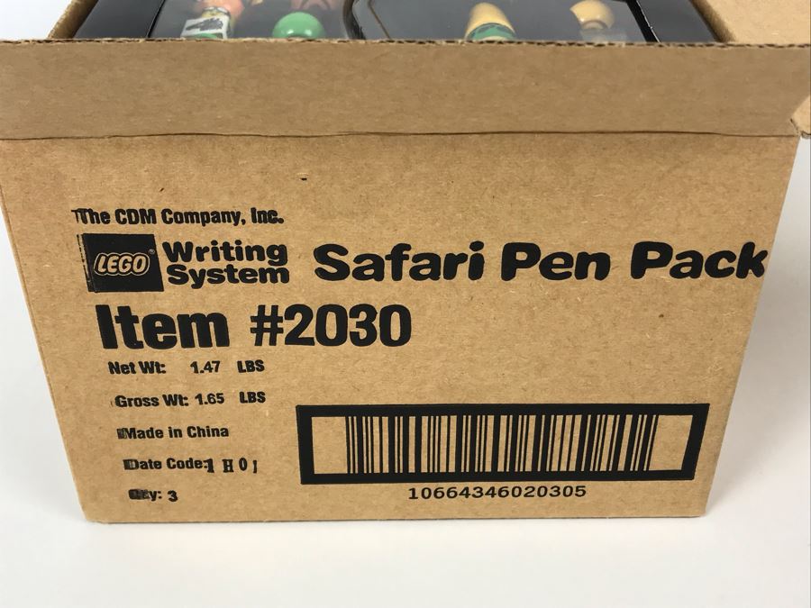 New 2001 LEGO Safari Pen Pack Writing System Pens By The CDM Company - 3 Pens [Photo 5]