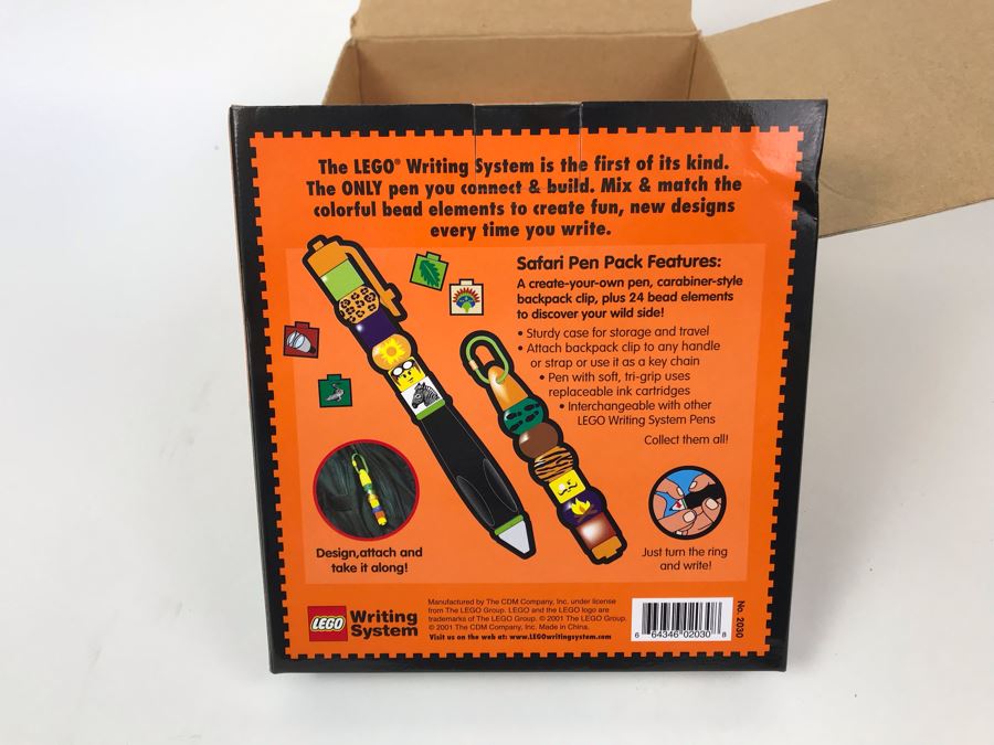 New 2001 LEGO Safari Pen Pack Writing System Pens By The CDM Company - 3 Pens [Photo 5]