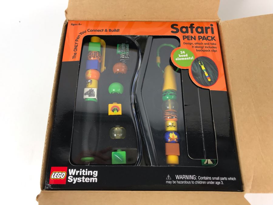 New 2001 LEGO Safari Pen Pack Writing System Pens By The CDM Company - 3 Pens [Photo 3]