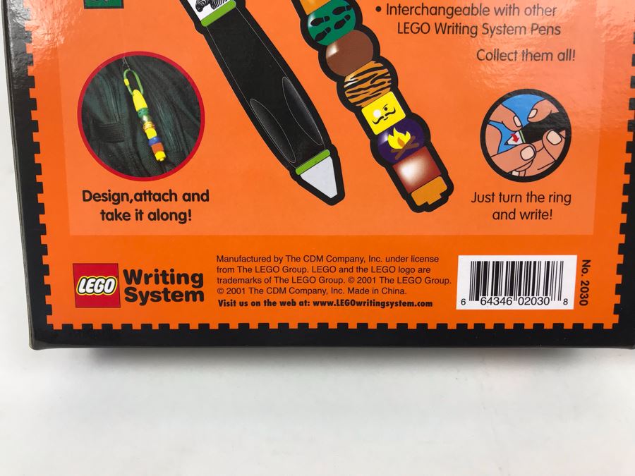 New 2001 LEGO Safari Pen Pack Writing System Pens By The CDM Company - 3 Pens [Photo 7]