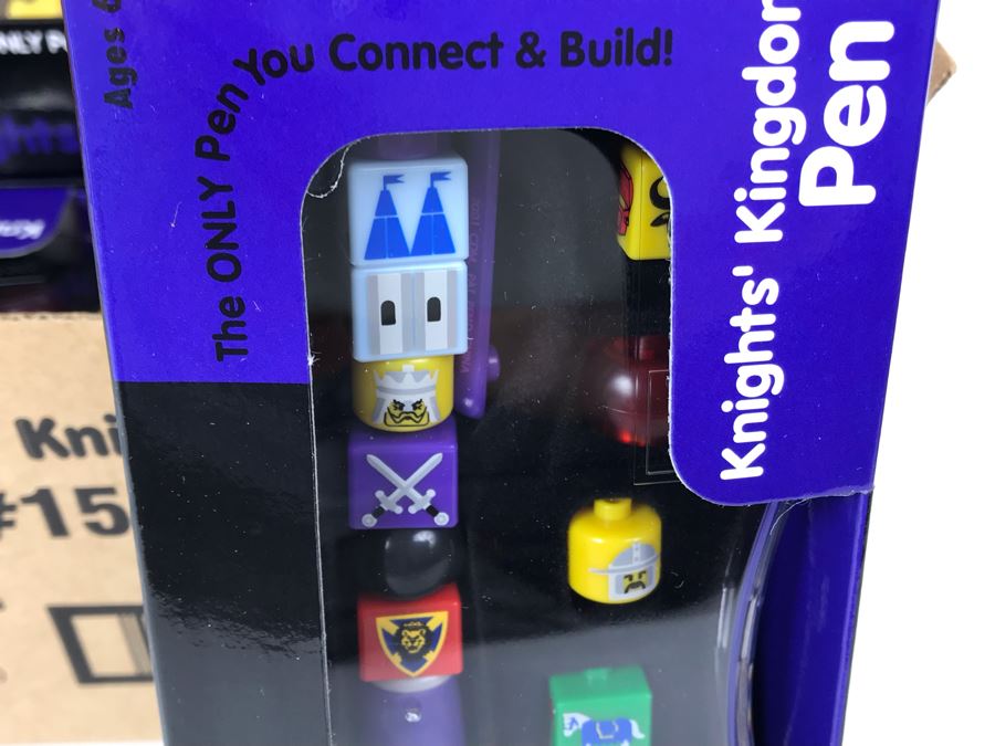 New 2001 LEGO Legoland Knights' Kingdom Pens Writing System Pens By The CDM Company - 6 Pens [Photo 6]