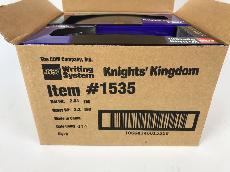 New 2001 LEGO Legoland Knights' Kingdom Pens Writing System Pens By The CDM Company - 6 Pens [Photo 4]