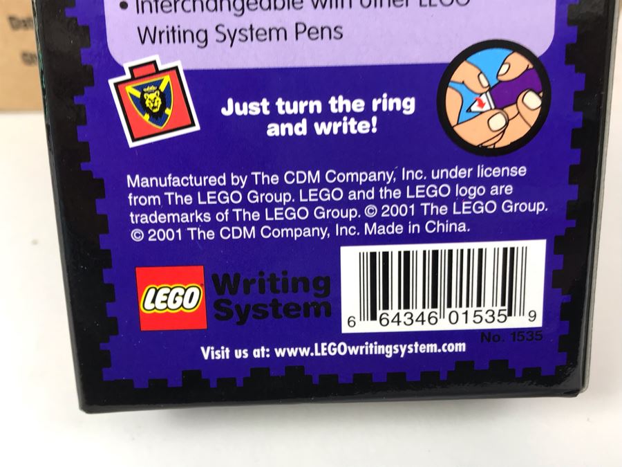 New 2001 LEGO Legoland Knights' Kingdom Pens Writing System Pens By The CDM Company - 6 Pens [Photo 10]