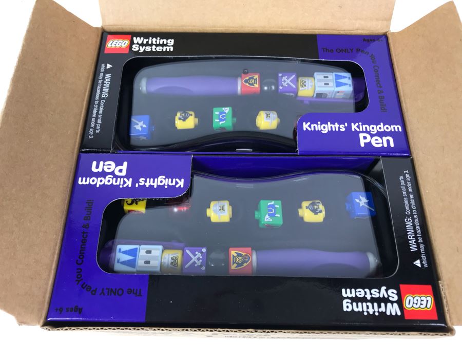 New 2001 LEGO Legoland Knights' Kingdom Pens Writing System Pens By The CDM Company - 6 Pens [Photo 5]