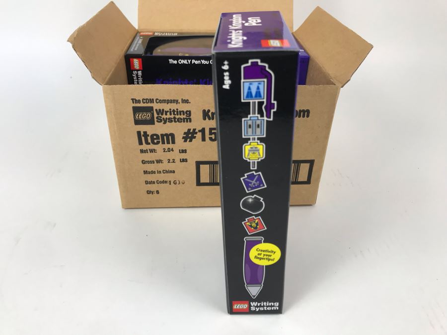 New 2001 LEGO Legoland Knights' Kingdom Pens Writing System Pens By The CDM Company - 6 Pens [Photo 10]