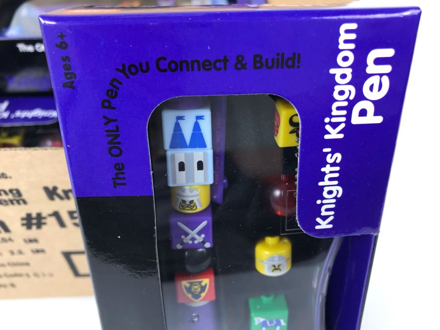 New 2001 LEGO Legoland Knights' Kingdom Pens Writing System Pens By The CDM Company - 6 Pens [Photo 8]