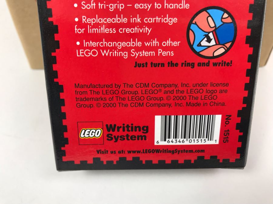 New 2000 LEGO Classic Pens Writing System Pens By The CDM Company - 6 Pens [Photo 9]