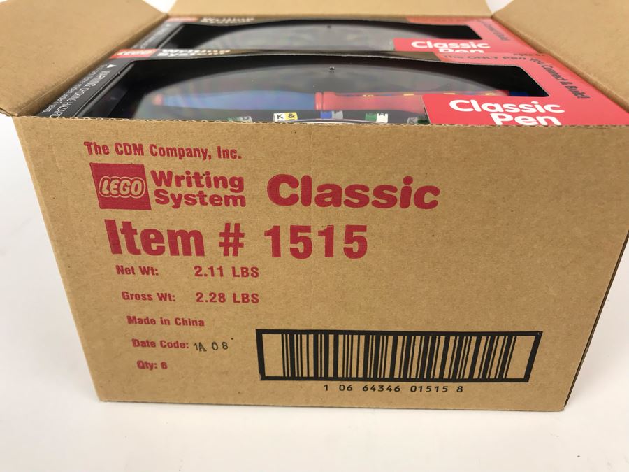 New 2000 LEGO Classic Pens Writing System Pens By The CDM Company - 6 Pens [Photo 4]