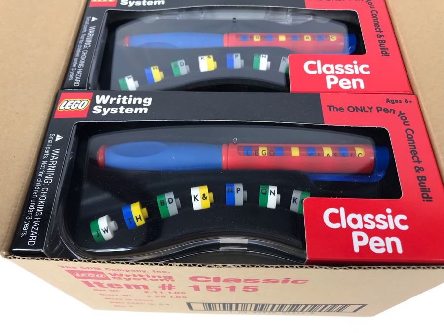 New 2000 LEGO Classic Pens Writing System Pens By The CDM Company - 6 Pens [Photo 5]