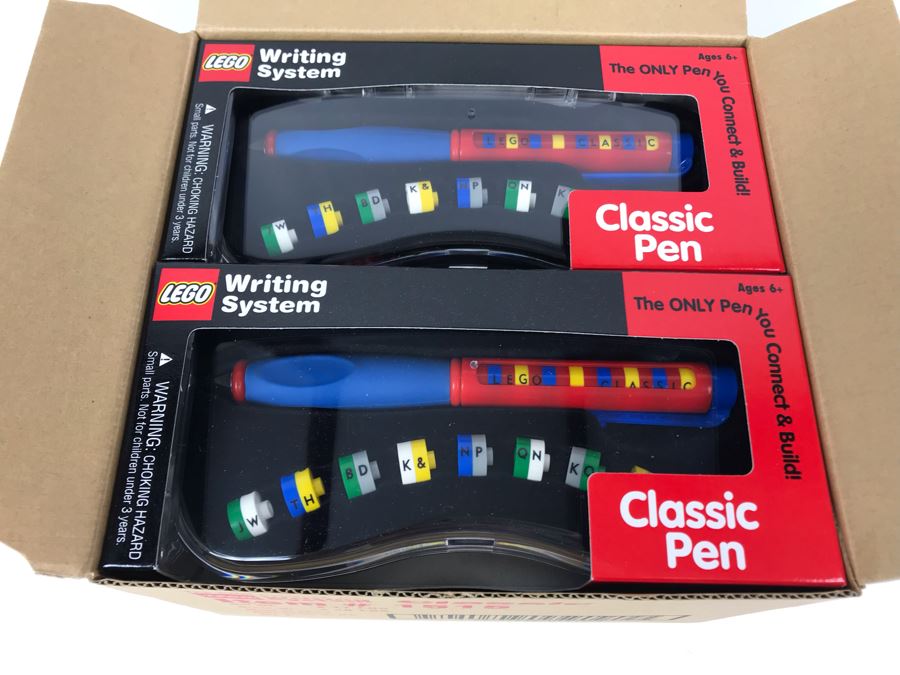 New 2000 LEGO Classic Pens Writing System Pens By The CDM Company - 6 Pens [Photo 3]