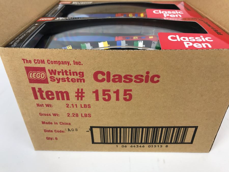 New 2000 LEGO Classic Pens Writing System Pens By The CDM Company - 6 Pens [Photo 4]