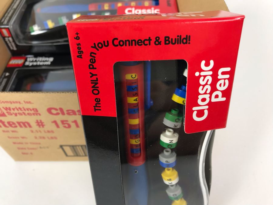 New 2000 LEGO Classic Pens Writing System Pens By The CDM Company - 6 Pens [Photo 5]