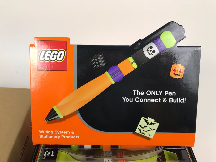 New 2004 LEGO Scary Fun Halloween Writing System Pens Merchandiser Store Display By The CDM Company - 12 Pens [Photo 5]