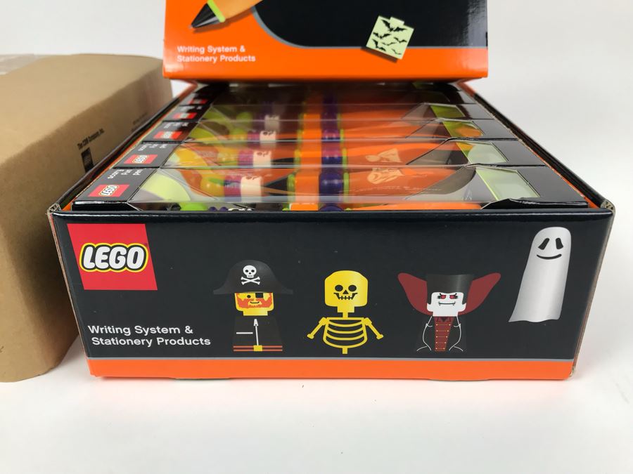 New 2004 LEGO Scary Fun Halloween Writing System Pens Merchandiser Store Display By The CDM Company - 12 Pens [Photo 3]