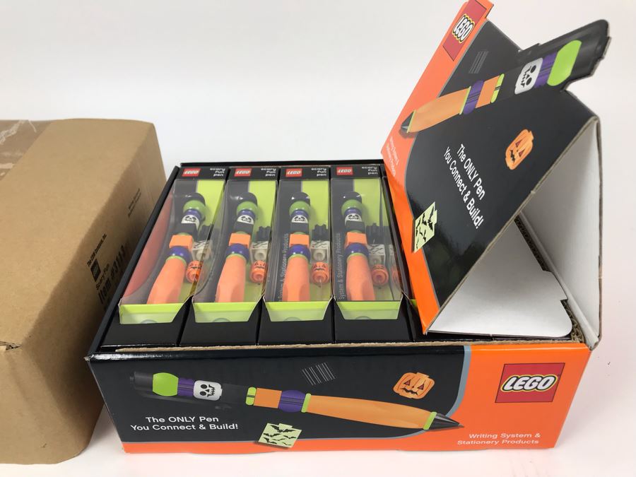 New 2004 LEGO Scary Fun Halloween Writing System Pens Merchandiser Store Display By The CDM Company - 12 Pens [Photo 7]