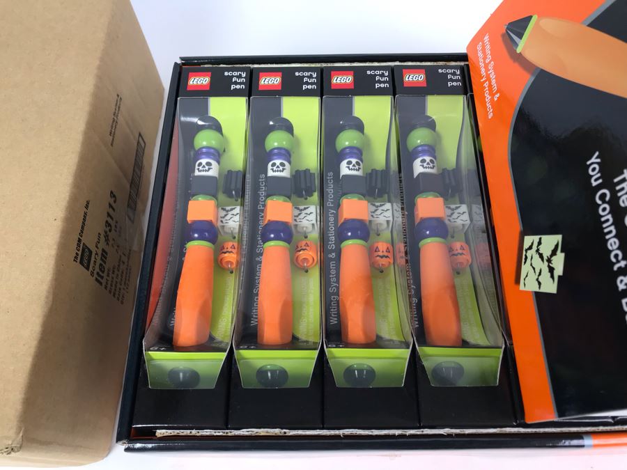 New 2004 LEGO Scary Fun Halloween Writing System Pens Merchandiser Store Display By The CDM Company - 12 Pens [Photo 11]