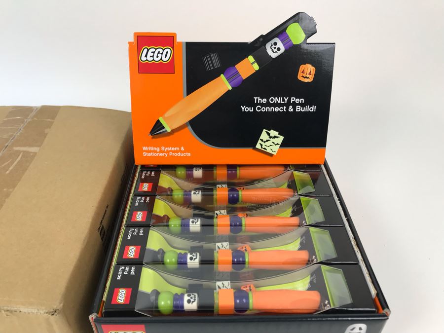 New 2004 LEGO Scary Fun Halloween Writing System Pens Merchandiser Store Display By The CDM Company - 12 Pens [Photo 7]