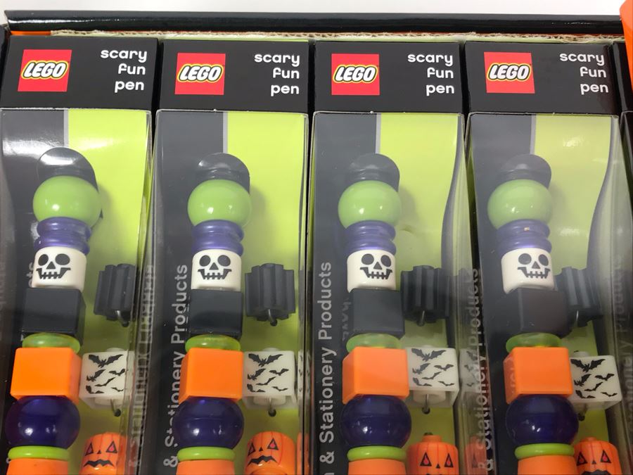 New 2004 LEGO Scary Fun Halloween Writing System Pens Merchandiser Store Display By The CDM Company - 12 Pens [Photo 12]