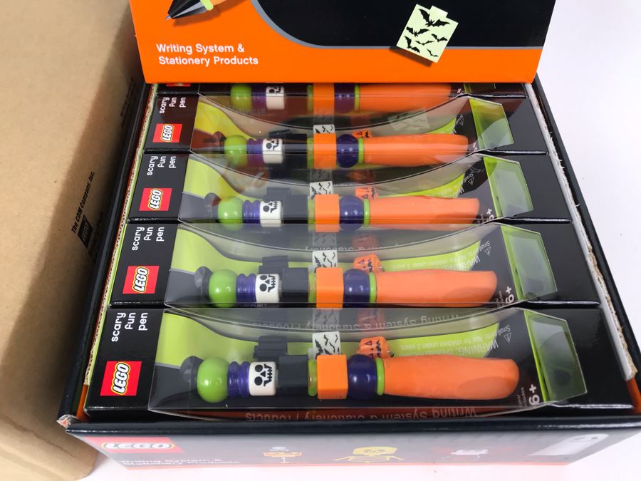 New 2004 LEGO Scary Fun Halloween Writing System Pens Merchandiser Store Display By The CDM Company - 12 Pens [Photo 8]