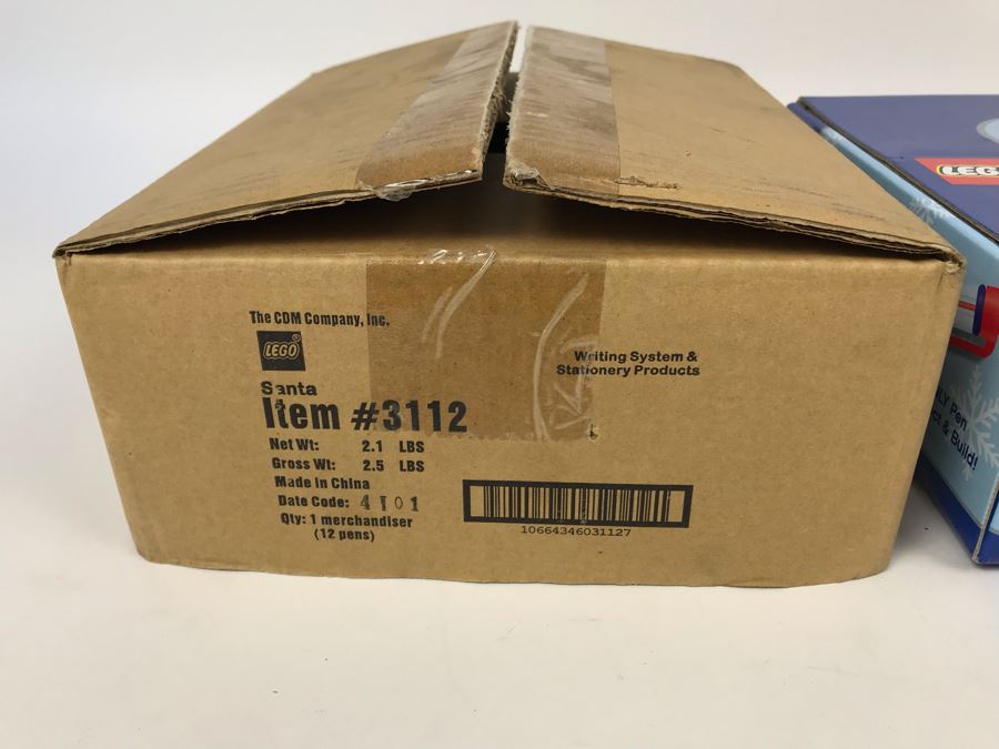 New 2004 LEGO Santa Christmas Writing System Pens Merchandiser Store Display By The CDM Company - 12 Pens [Photo 16]