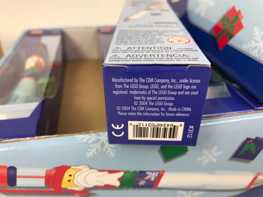 New 2004 LEGO Santa Christmas Writing System Pens Merchandiser Store Display By The CDM Company - 12 Pens [Photo 13]