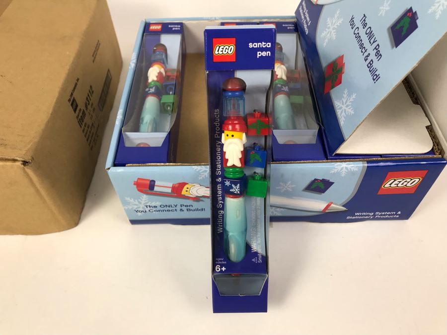 New 2004 LEGO Santa Christmas Writing System Pens Merchandiser Store Display By The CDM Company - 12 Pens [Photo 6]