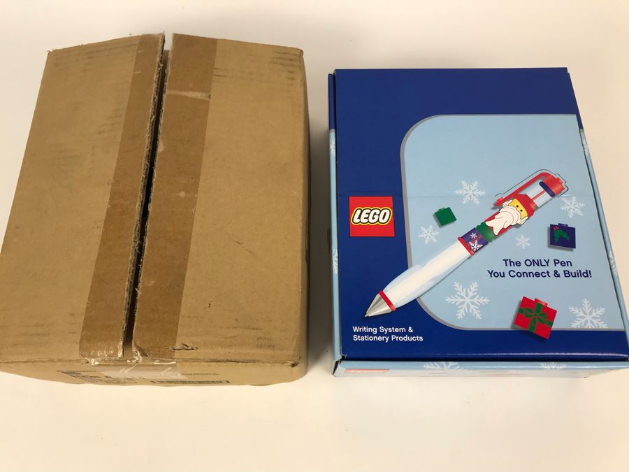 New 2004 LEGO Santa Christmas Writing System Pens Merchandiser Store Display By The CDM Company - 12 Pens [Photo 15]