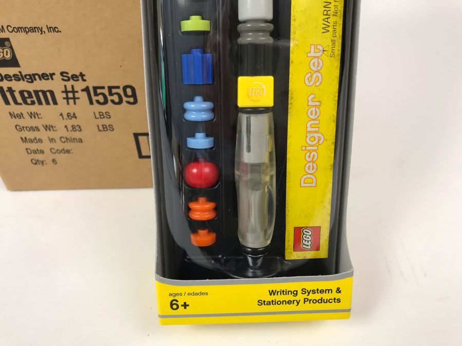 New 2004 LEGO Designer Set Writing System Pens By The CDM Company - 6 Pens [Photo 6]