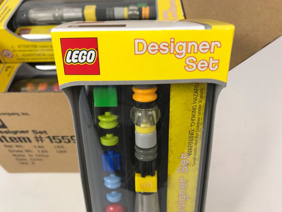 New 2004 LEGO Designer Set Writing System Pens By The CDM Company - 6 Pens [Photo 5]