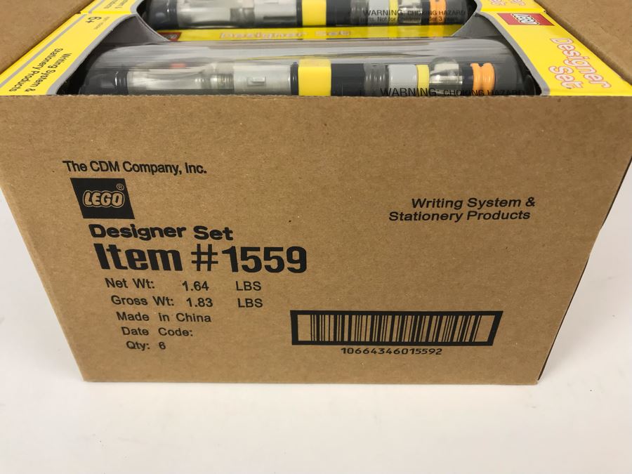 New 2004 LEGO Designer Set Writing System Pens By The CDM Company - 6 Pens [Photo 3]