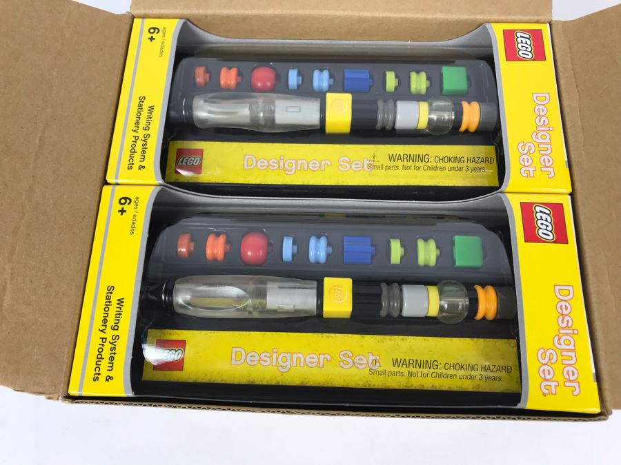 New 2004 LEGO Designer Set Writing System Pens By The CDM Company - 6 Pens [Photo 4]