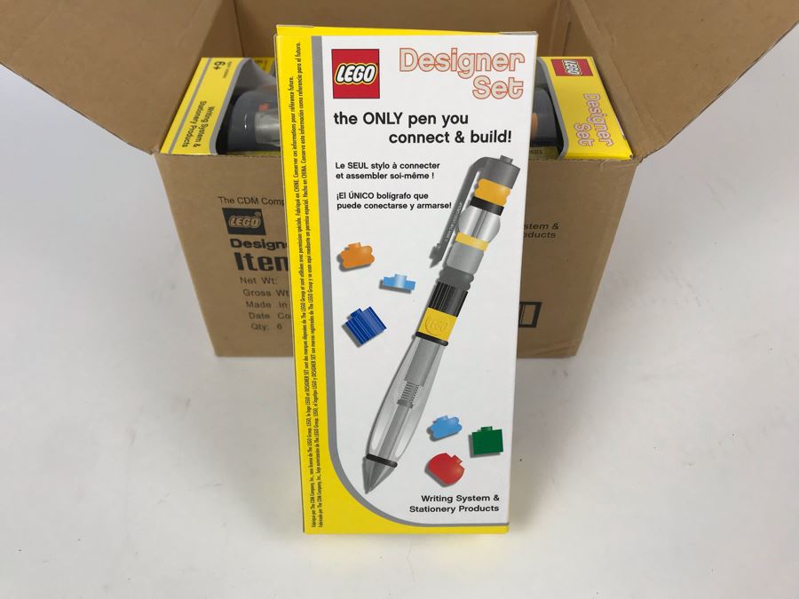 New 2004 LEGO Designer Set Writing System Pens By The CDM Company - 6 Pens [Photo 6]