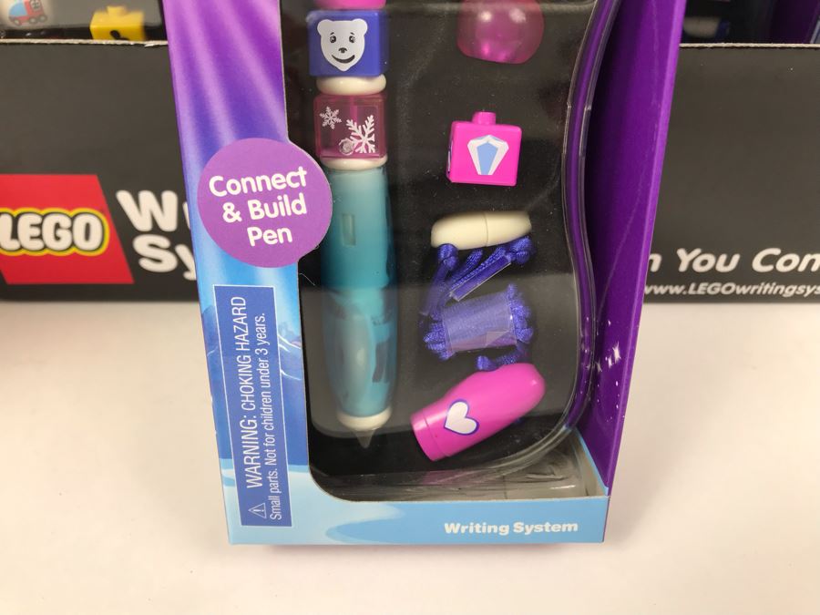 New 2002 LEGO Writing System Pens Merchandiser Store Display: Jack Stone Pens, Racers Pens, Belville Pens, Alpha Team Pens By The CDM Company - 24 Pens [Photo 17]