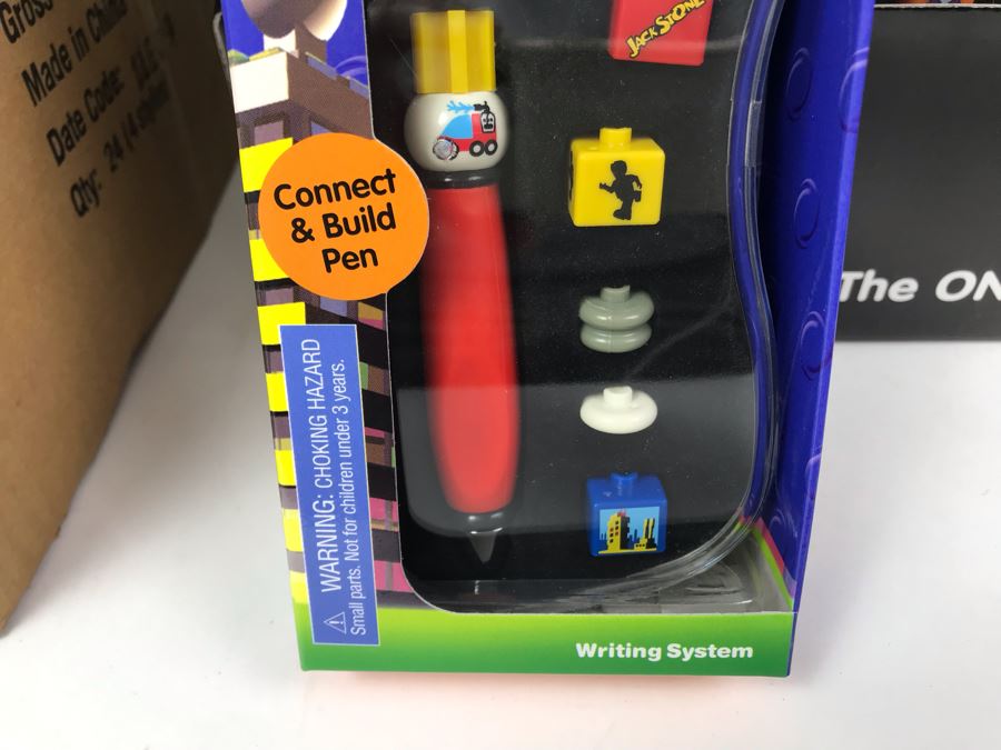 New 2002 LEGO Writing System Pens Merchandiser Store Display: Jack Stone Pens, Racers Pens, Belville Pens, Alpha Team Pens By The CDM Company - 24 Pens [Photo 7]