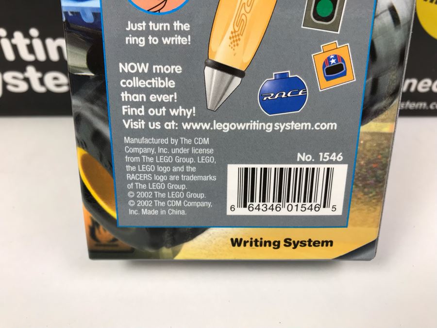 New 2002 LEGO Writing System Pens Merchandiser Store Display: Jack Stone Pens, Racers Pens, Belville Pens, Alpha Team Pens By The CDM Company - 24 Pens [Photo 14]