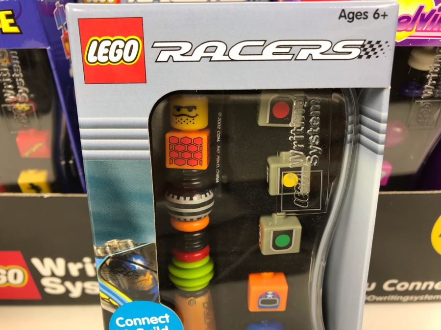 New 2002 LEGO Writing System Pens Merchandiser Store Display: Jack Stone Pens, Racers Pens, Belville Pens, Alpha Team Pens By The CDM Company - 24 Pens [Photo 11]