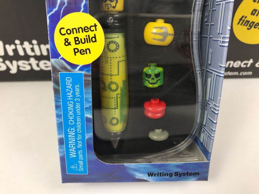 New 2002 LEGO Writing System Pens Merchandiser Store Display: Jack Stone Pens, Racers Pens, Belville Pens, Alpha Team Pens By The CDM Company - 24 Pens [Photo 22]