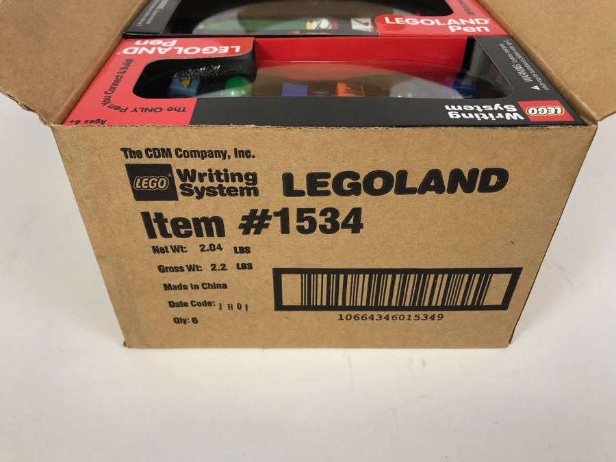 New 2001 LEGO Legoland Writing System Pens By The CDM Company - 6 Pens [Photo 4]