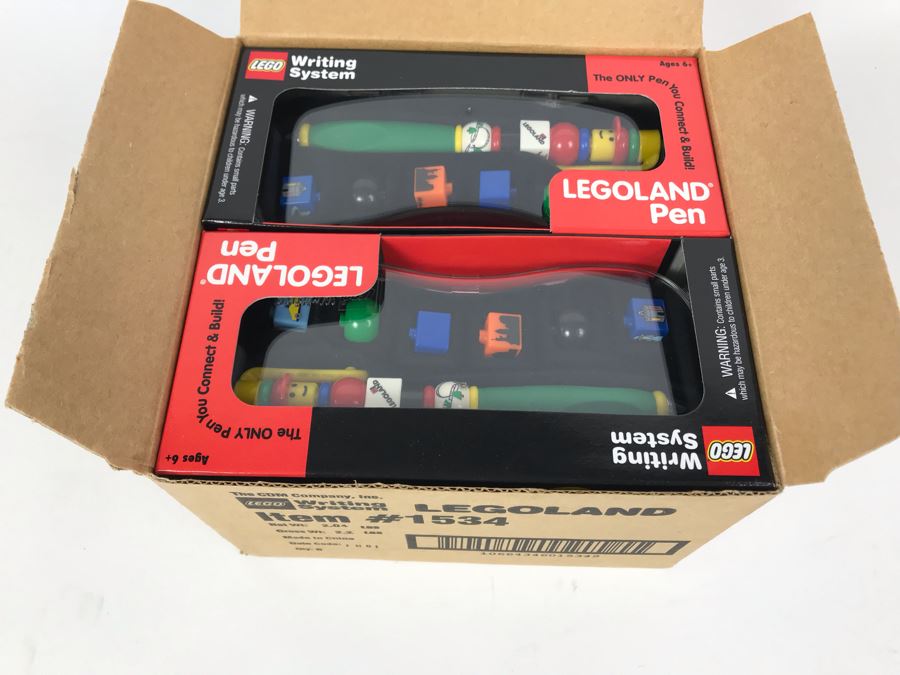New 2001 LEGO Legoland Writing System Pens By The CDM Company - 6 Pens [Photo 2]