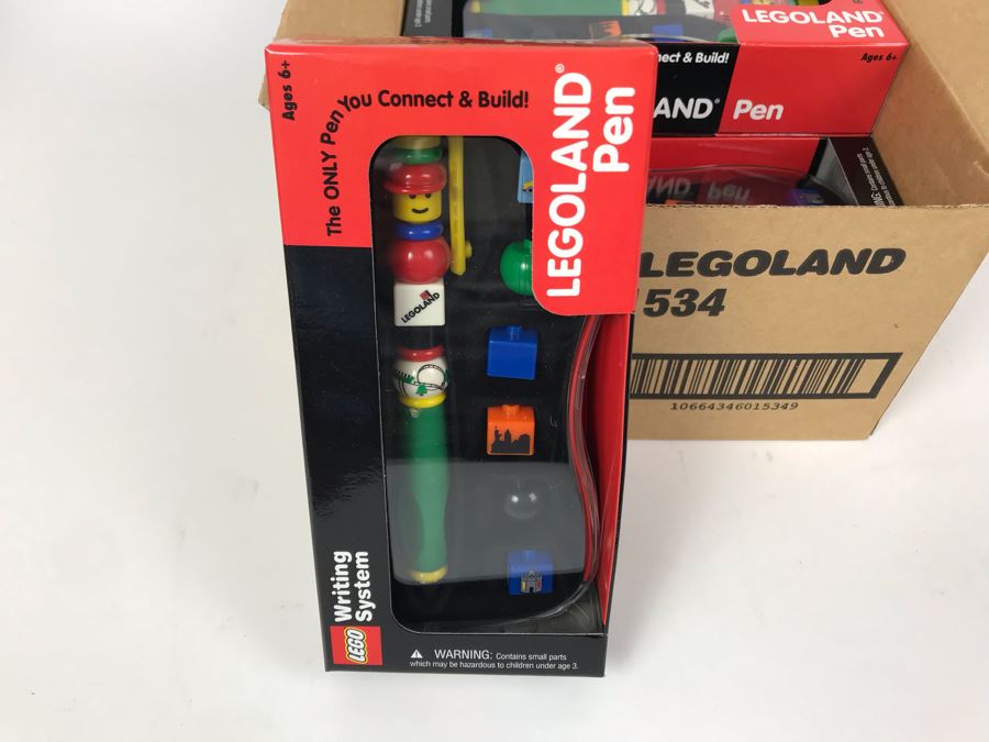 New 2001 LEGO Legoland Writing System Pens By The CDM Company - 6 Pens