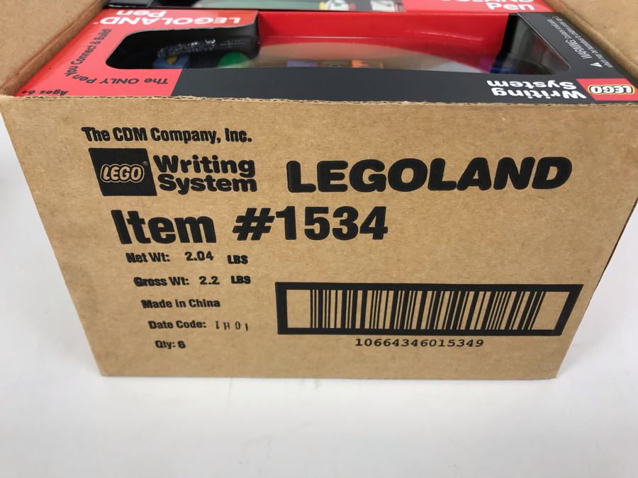 New 2001 LEGO Legoland Writing System Pens By The CDM Company - 6 Pens [Photo 4]