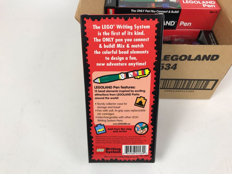 New 2001 LEGO Legoland Writing System Pens By The CDM Company - 6 Pens [Photo 8]