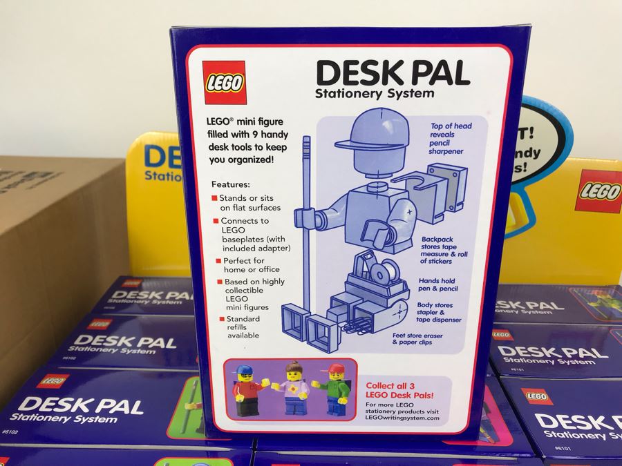 New 2002 LEGO Desk Pal Stationery System Merchandiser Store Display By The CDM Company - 12 Desk Pals [Photo 13]