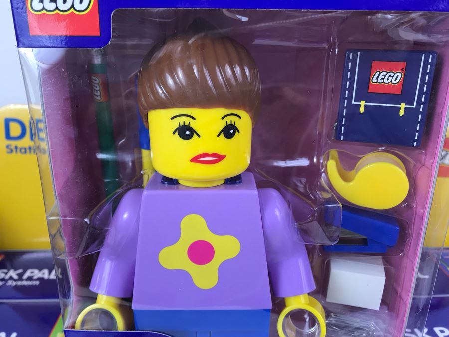 New 2002 LEGO Desk Pal Stationery System Merchandiser Store Display By The CDM Company - 12 Desk Pals [Photo 17]